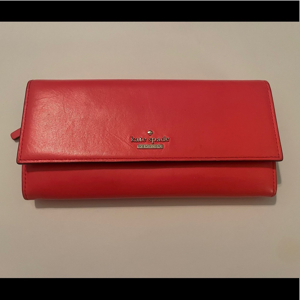 Kate Spade wallet
Hot pink and periwinkle blue